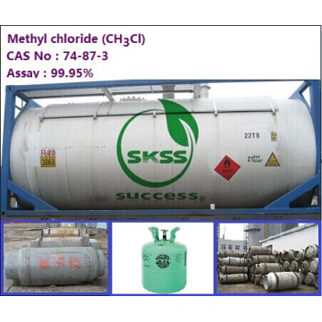 99,9% CH3Cl-Gas im Zylinder